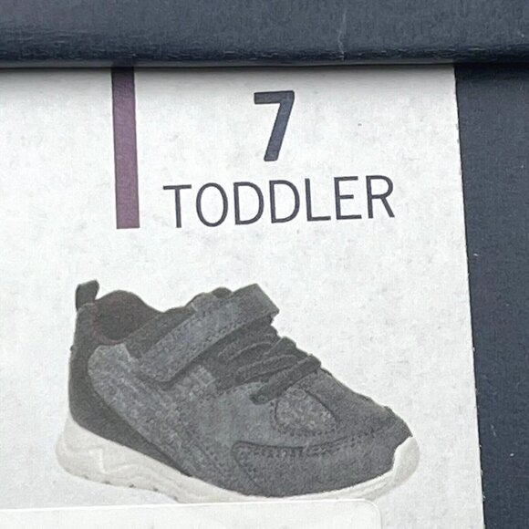 Oshkosh Toddler Boy's Slip-on Casual Sneaker Size 8 Gray Lightweight & Comfy - Picture 10 of 16